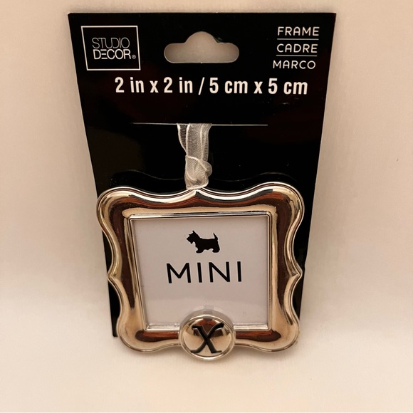 Studio Decor Silver Tone Marco Mini Wall Hanging Photo Frame Ornament - Picture 3 of 7